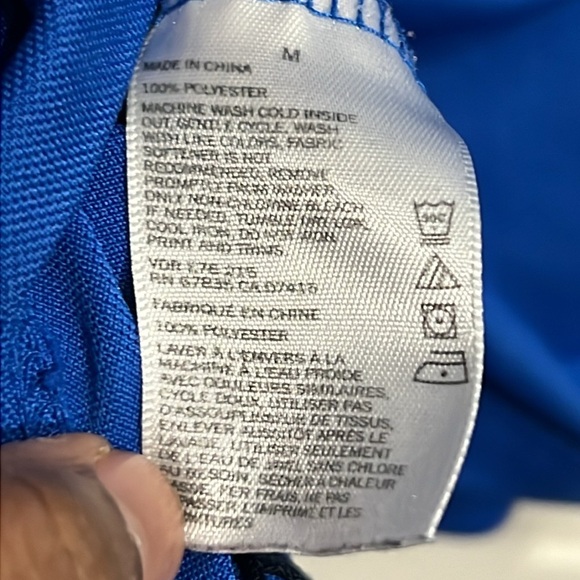 Nautica Polo Shirt Men’s. Size Medium. Blue Tech Pique. - Picture 9 of 9